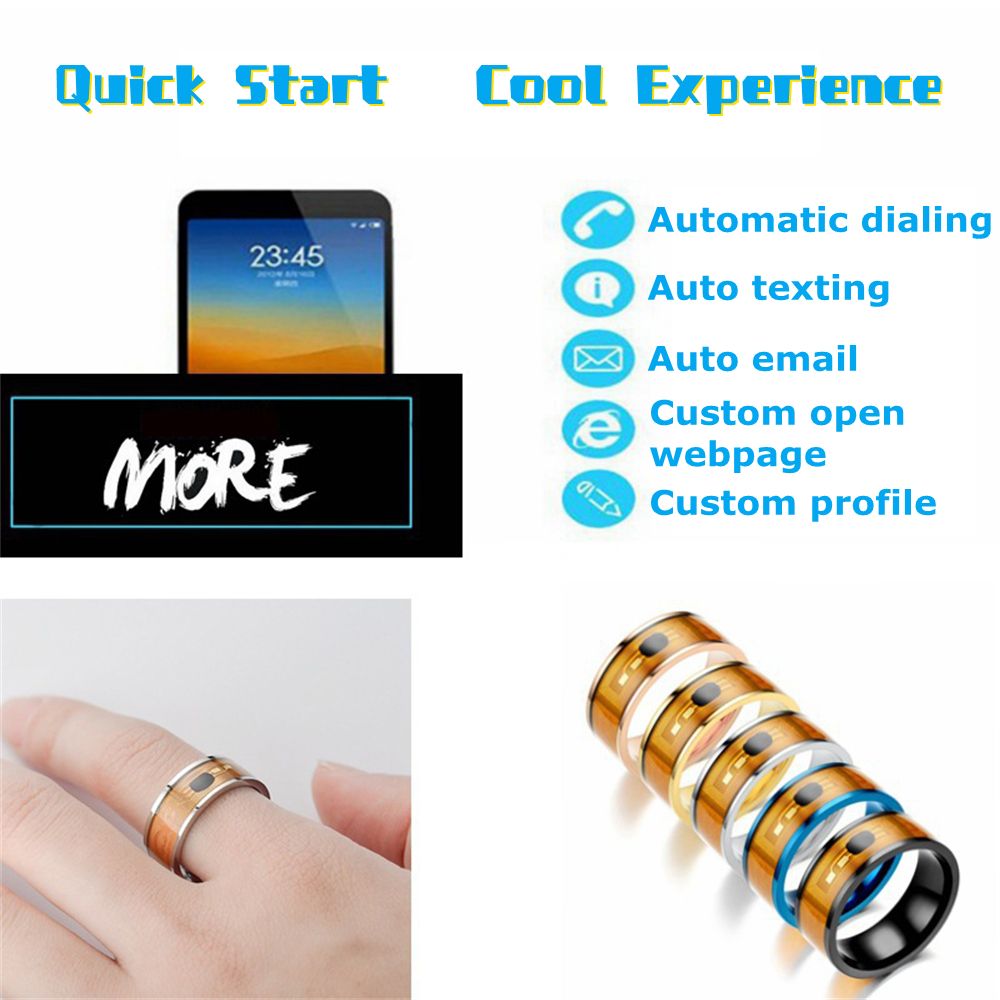 Fashion Technology Multifuncti – обзор и цена Smart Ring Nfc Pay