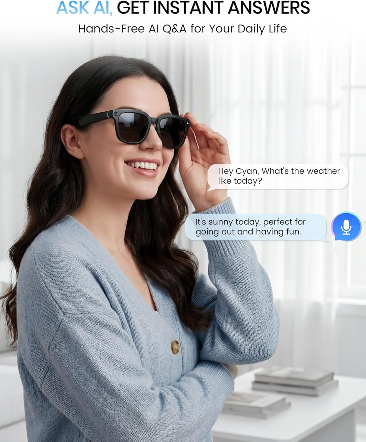 HD Camera Bluetooth Smart Glas – обзор и цена Smart Glasses Lens