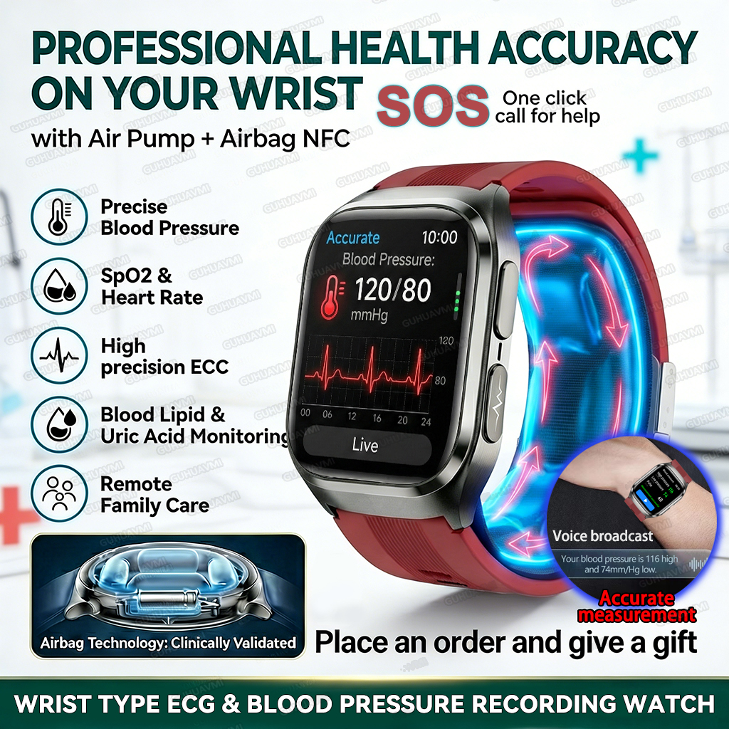 True Blood Pressure Smart Watc – обзор и цена Fall Detection Watch