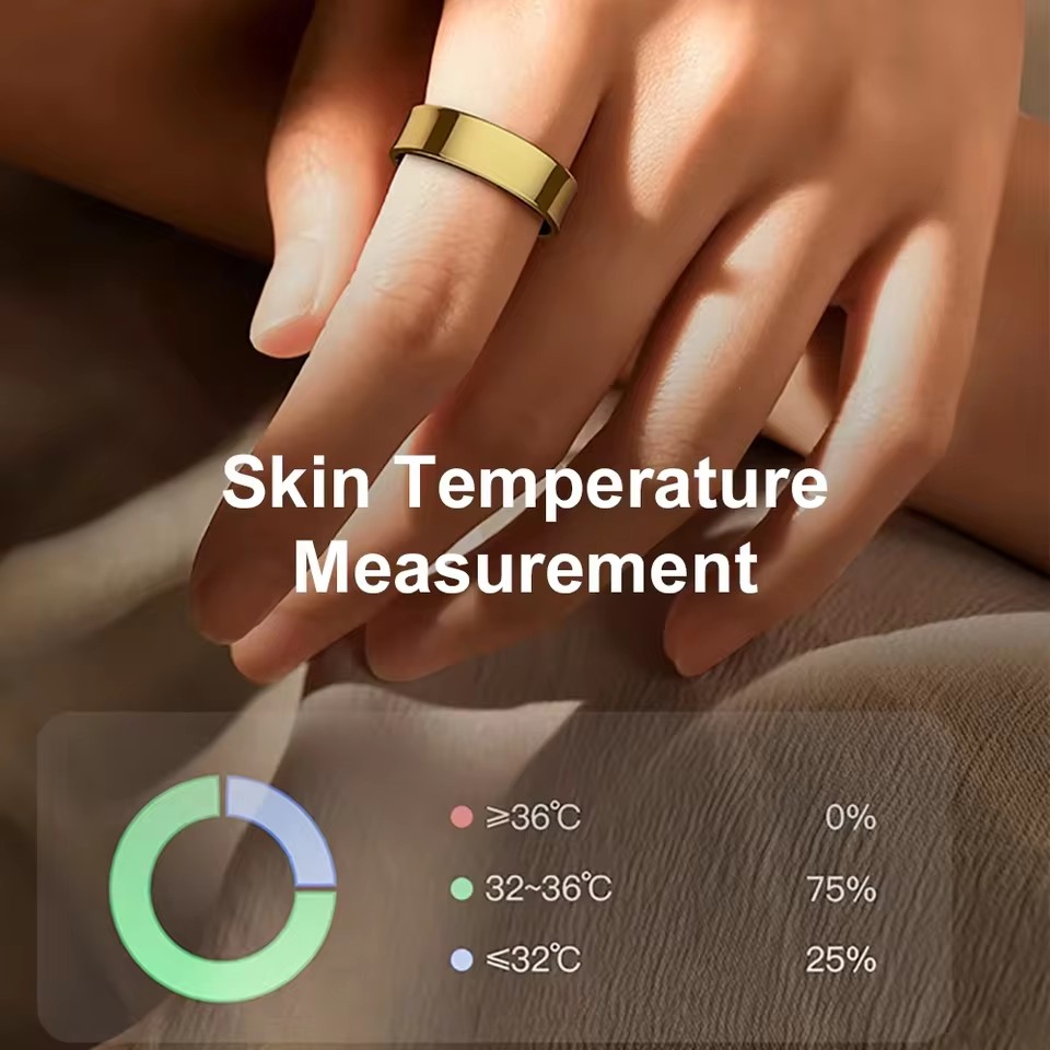 R09 Smart Ring Men Women with  – обзор и цена Temperature Ring Skin