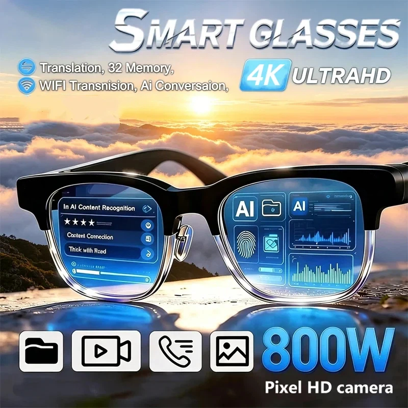 AI Smart Glasses 4K Remote Con – обзор и цена Smart Glasses Lens
