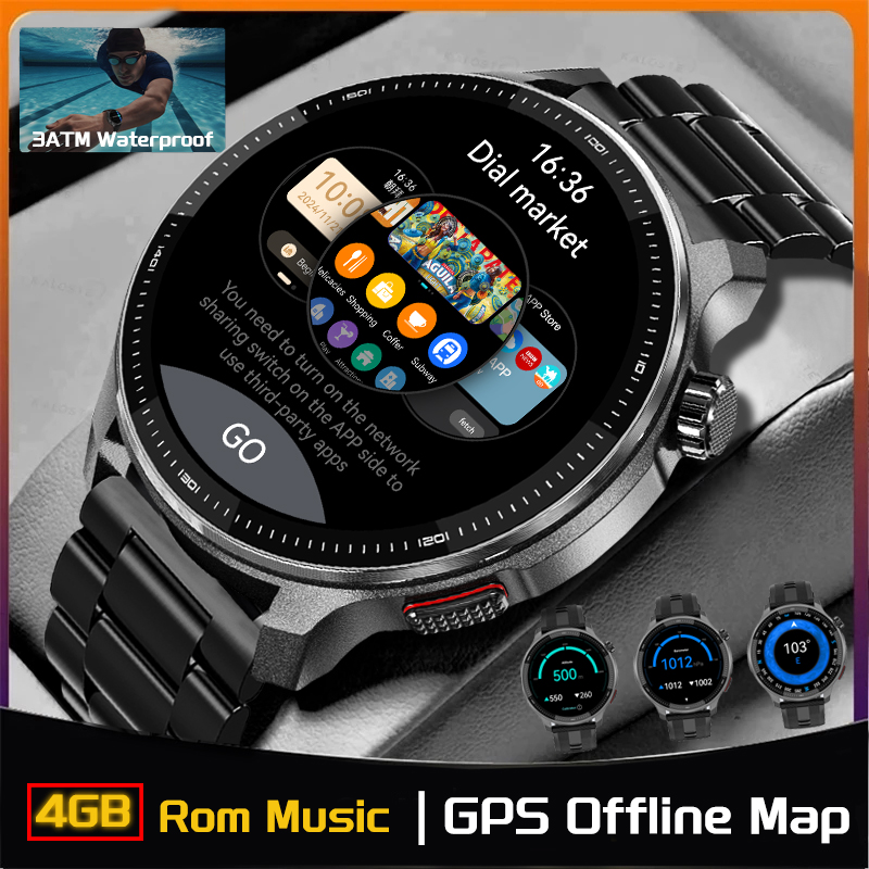 NEW 4G Memory GPS Offline Map  – обзор и цена Fall Detection Watch