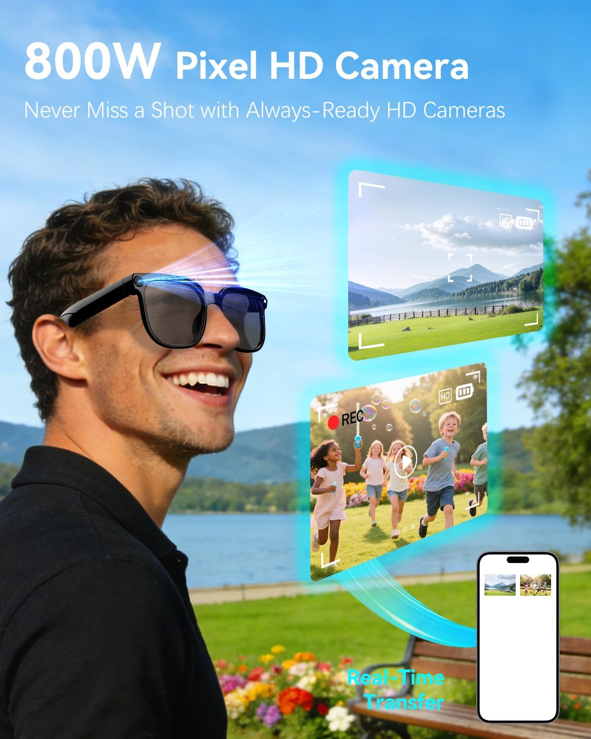 AI Smart Glasses: 8MP Camera,  – обзор и цена Smart Glasses Lens
