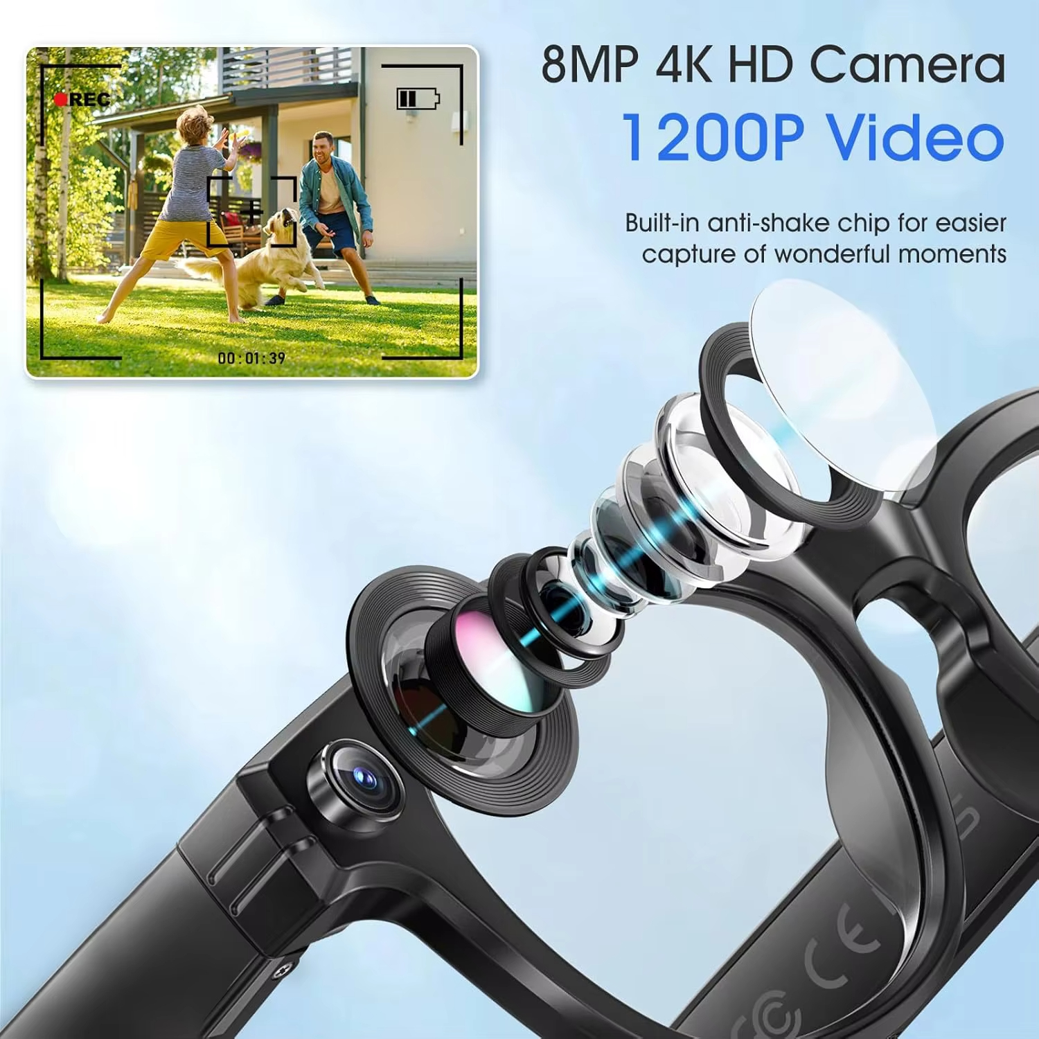 Xiaomi 800W Camera AI Glasses  – обзор и цена Smart Glasses Lens
