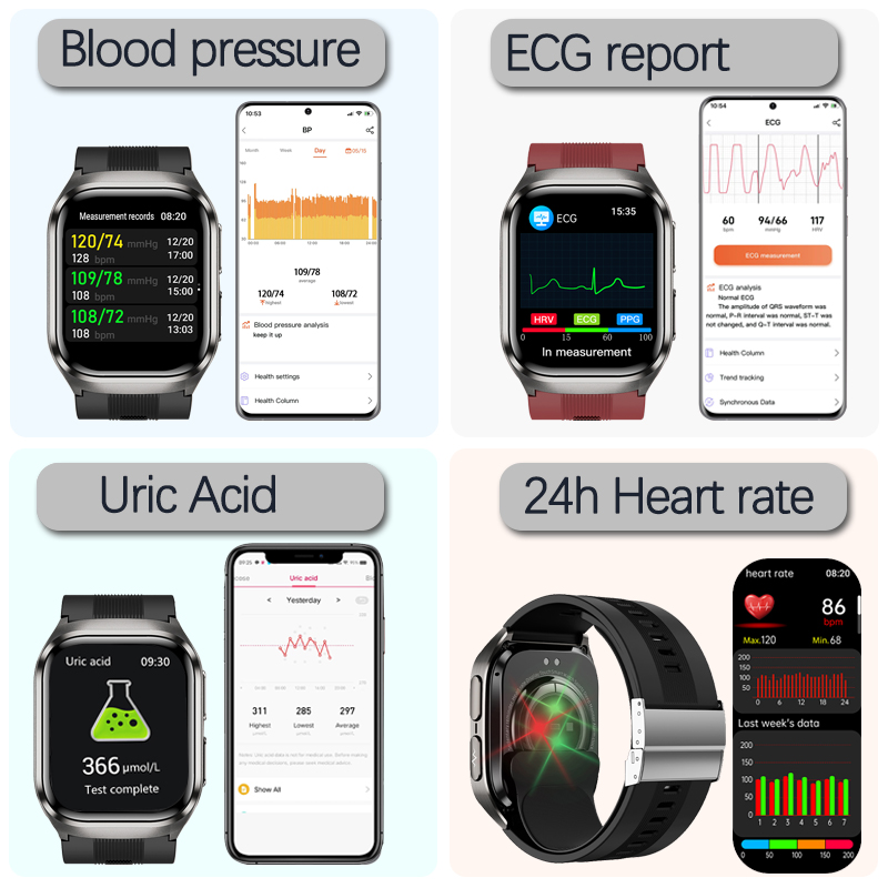 2026 New Blood Pressure Air Pu – обзор и цена Fall Detection Watch