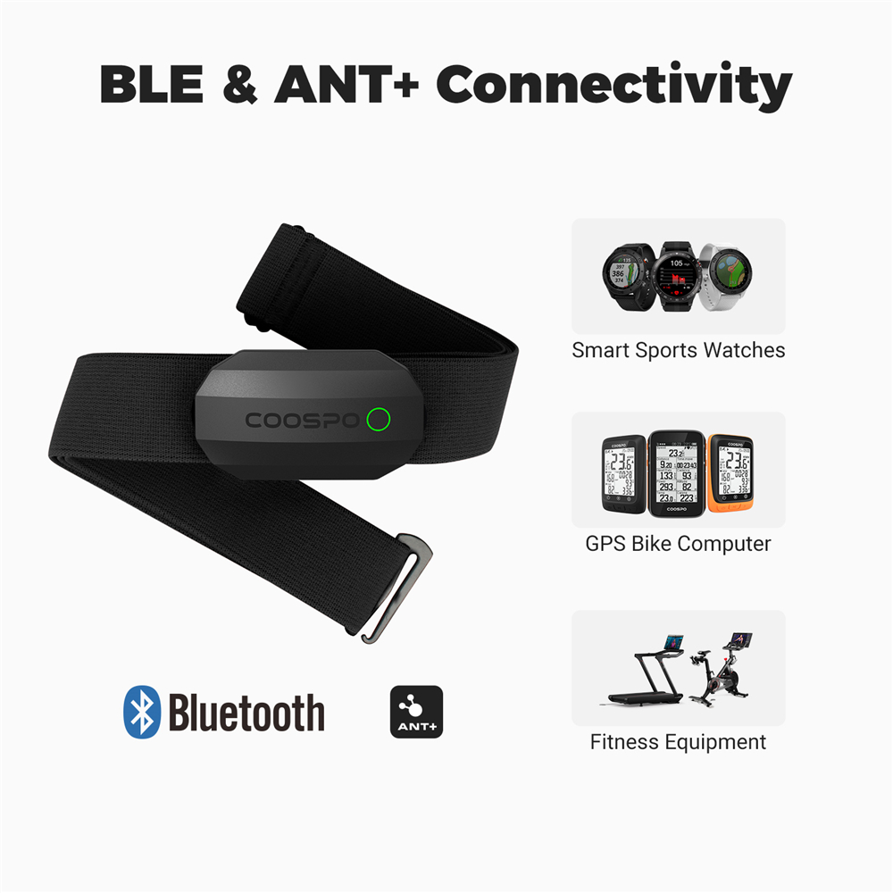 COOSPO H808S Heart Rate Sensor – обзор и цена Breath Rate Monitor